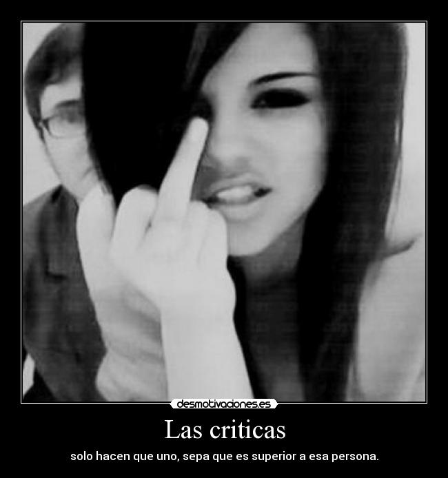 Las criticas -