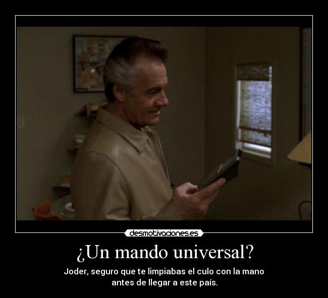 ¿Un mando universal? -