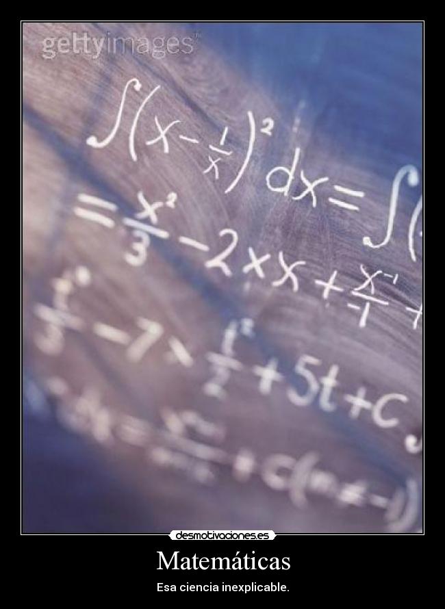 Matemáticas -