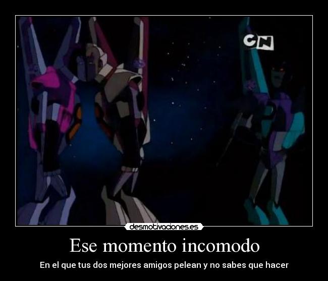Ese momento incomodo -
