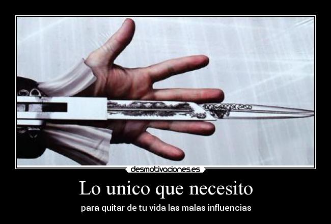 Lo unico que necesito -