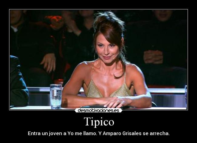 Tipico - Entra un joven a Yo me llamo. Y Amparo Grisales se arrecha.