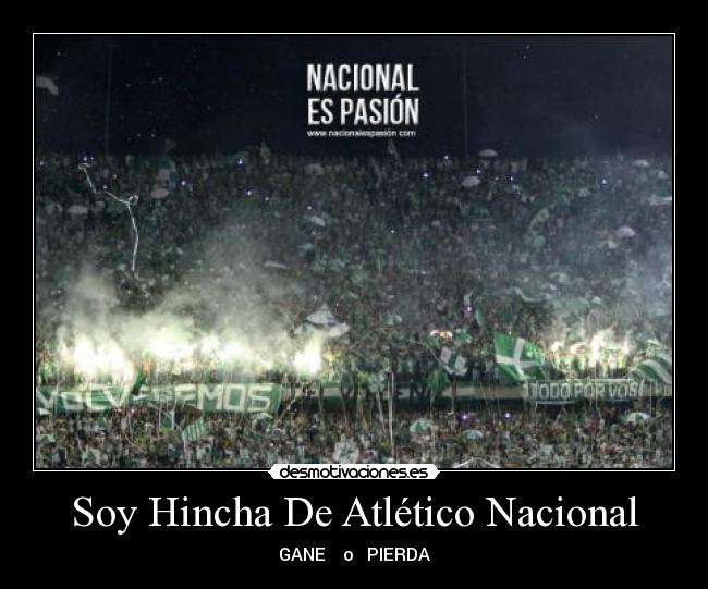 Soy Hincha De Atlético Nacional -