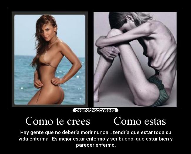 Como te crees Como estas -