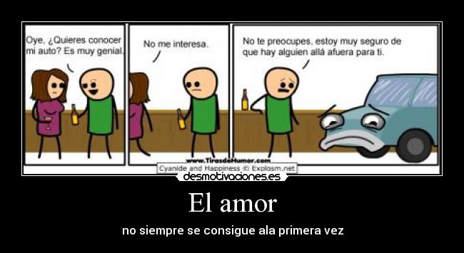 El amor - no siempre se consigue ala primera vez