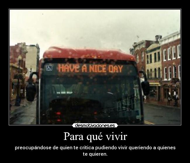 Para qué vivir - 