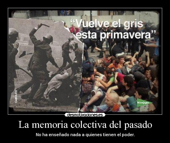 La memoria colectiva del pasado -