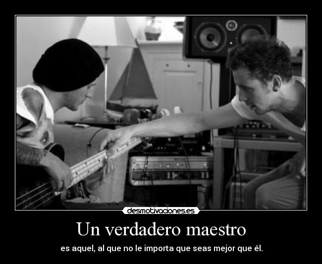 Un verdadero maestro -