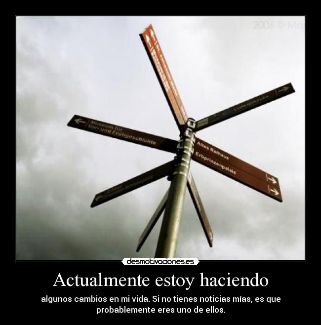 Actualmente estoy haciendo - 