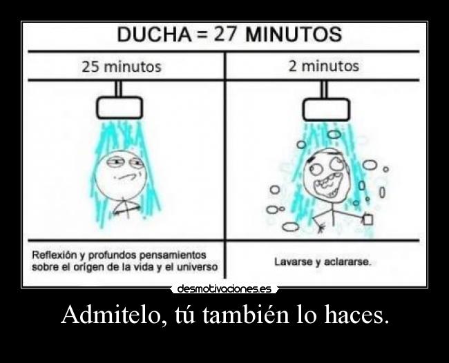 Admitelo, tú también lo haces. - 