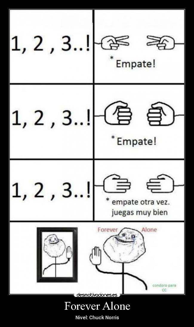 Forever Alone - Nivel: Chuck Norris