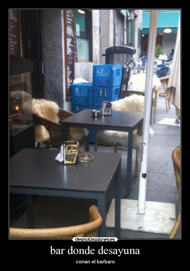 bar donde desayuna - conan el barbaro