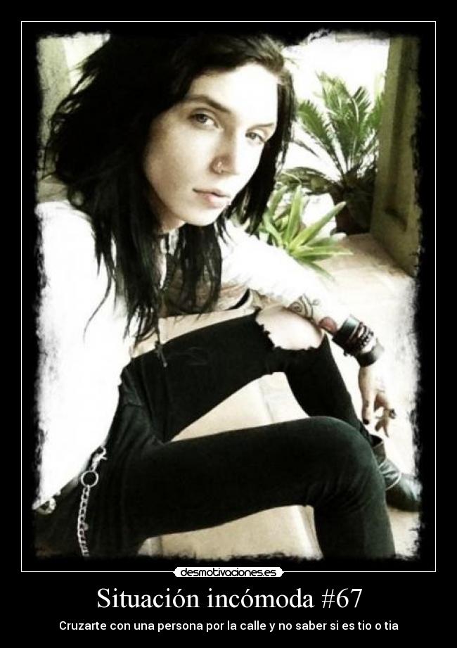 Situación incómoda #67 - Cruzarte con una persona por la calle y no saber si es tio o tia