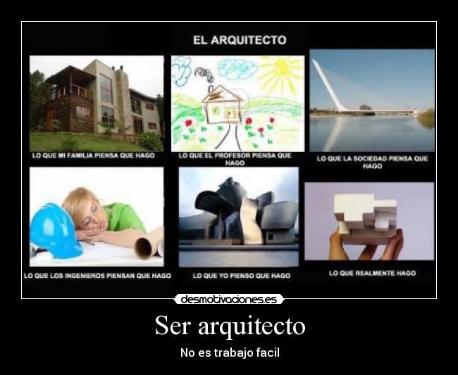 Ser arquitecto -