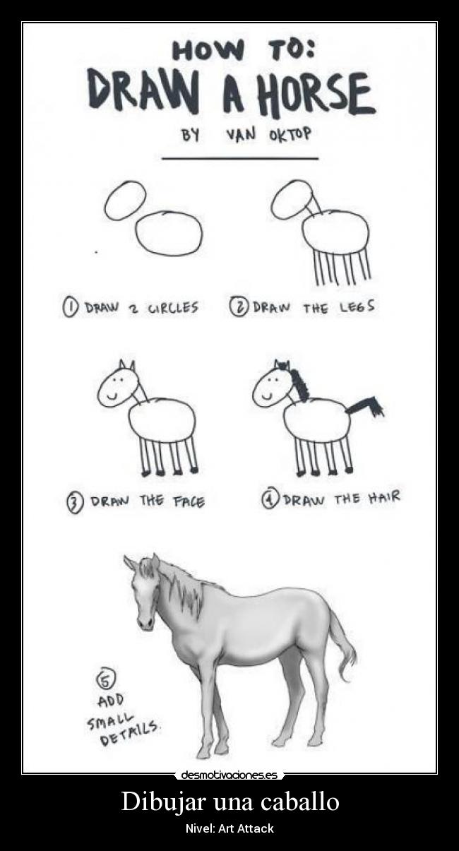 Dibujar una caballo -