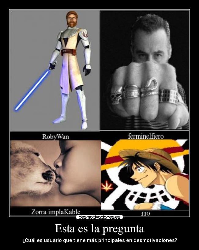 Esta es la pregunta -