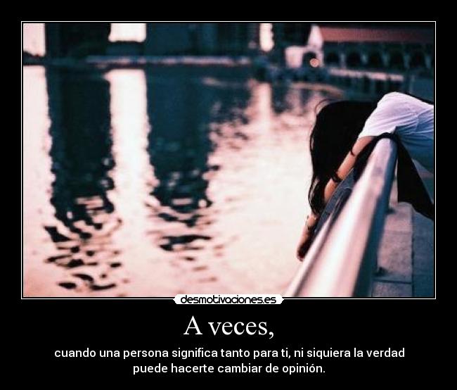 A veces, - 