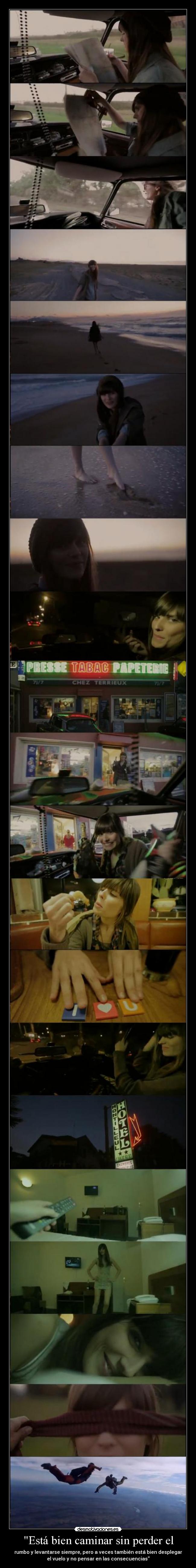 Está bien caminar sin perder el - 