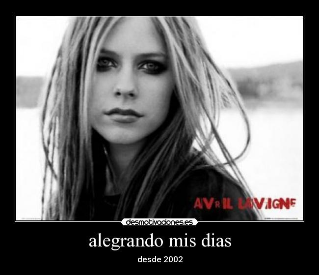 carteles avril lavigne amor hermozura desmotivaciones