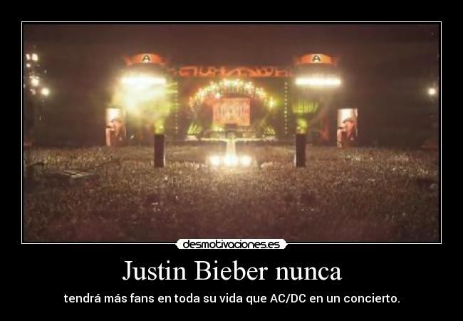Justin Bieber nunca - 