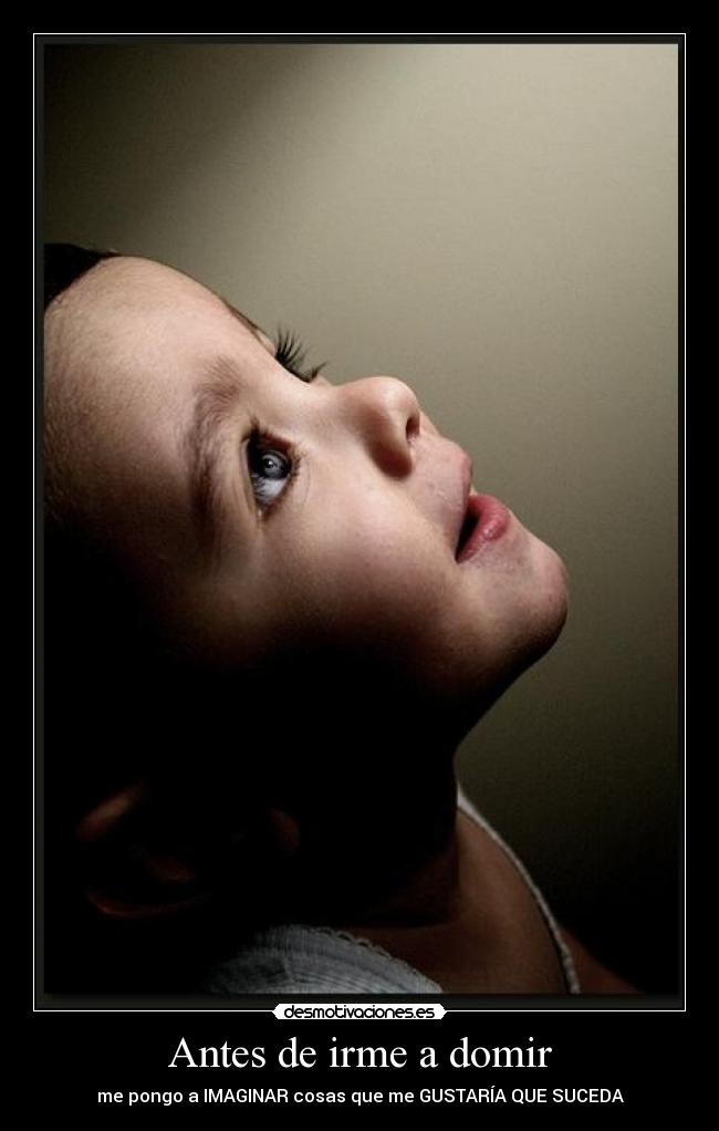 Antes de irme a domir -