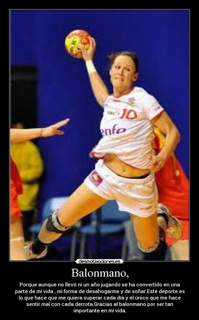 Balonmano, -