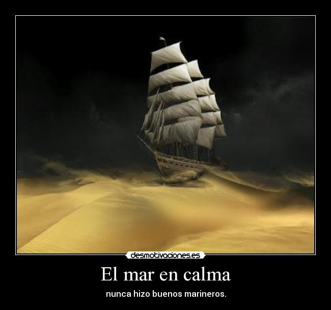 El mar en calma - 