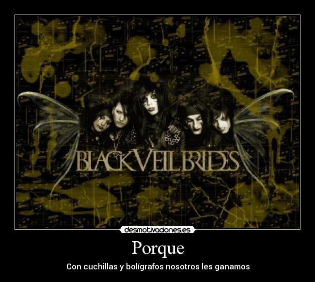 carteles black veil brides feel janette kagamine desmotivaciones