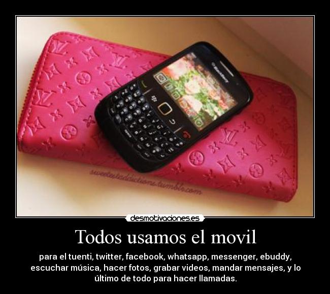 Todos usamos el movil -