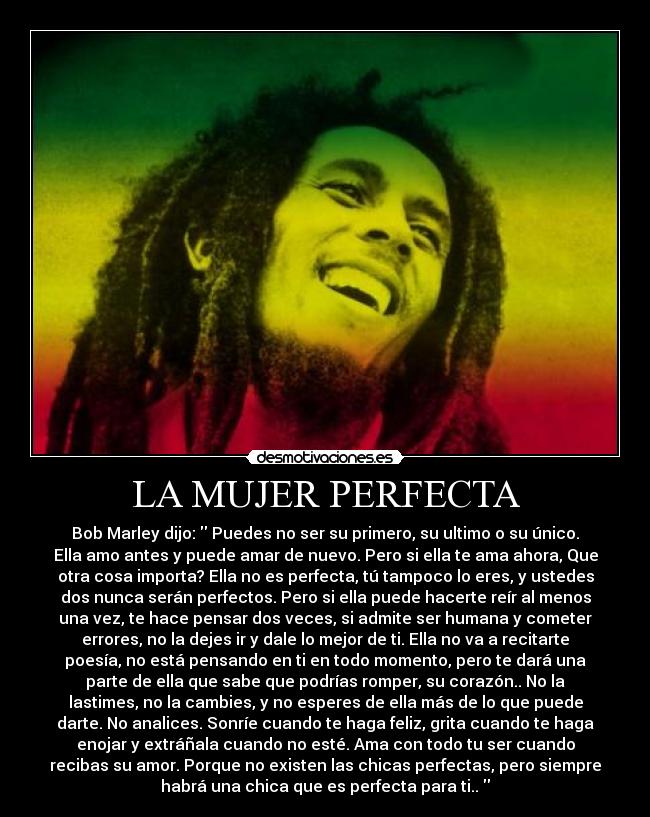 carteles mujer bob marley dijo desmotivaciones