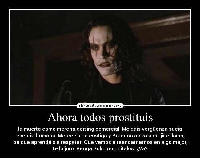Ahora todos prostituis - 