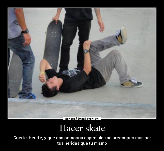 carteles skate desmotivaciones