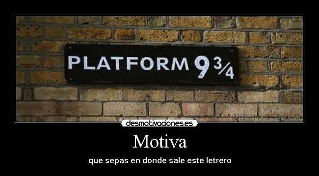 Motiva - que sepas en donde sale este letrero