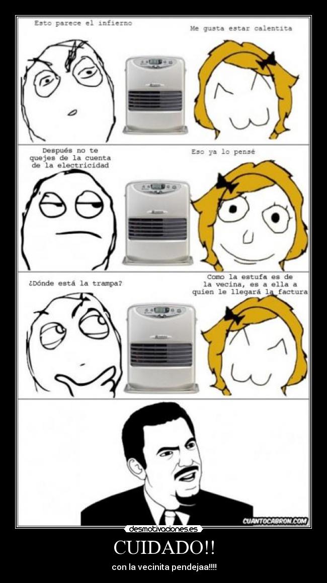 carteles estufa rubia desmotivaciones