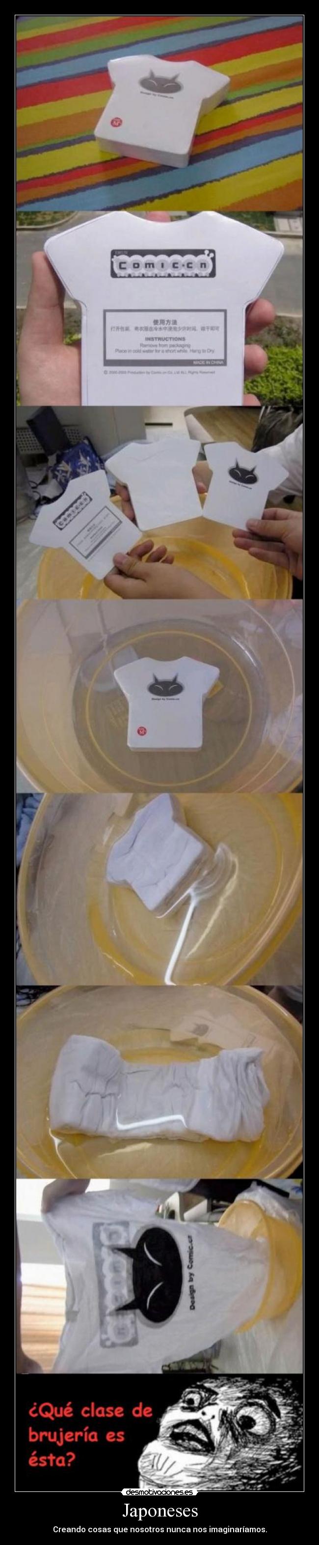 Japoneses - Creando cosas que nosotros nunca nos imaginaríamos.