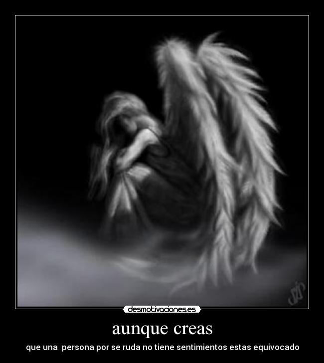 aunque creas -