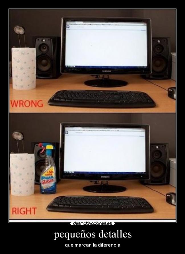 pequeños detalles - que marcan la diferencia