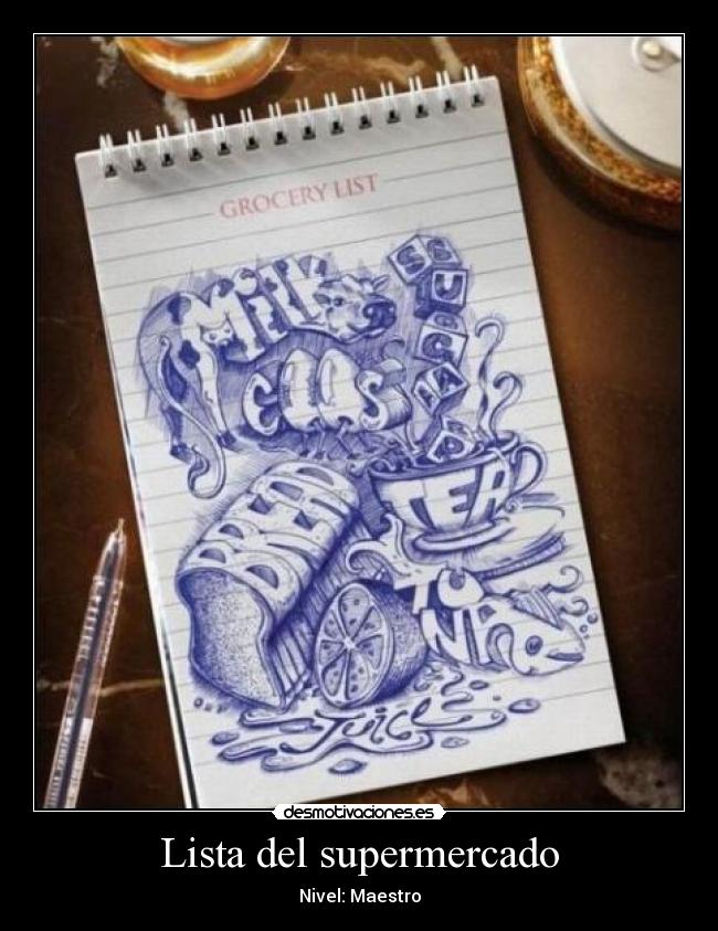 Lista del supermercado - 