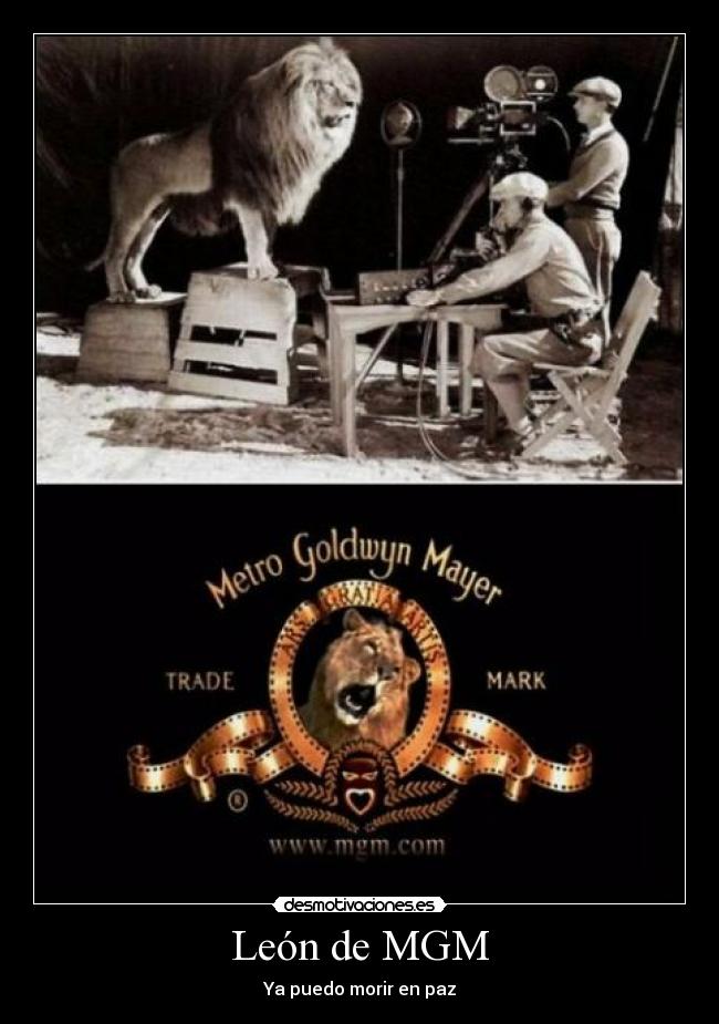 León de MGM - Ya puedo morir en paz