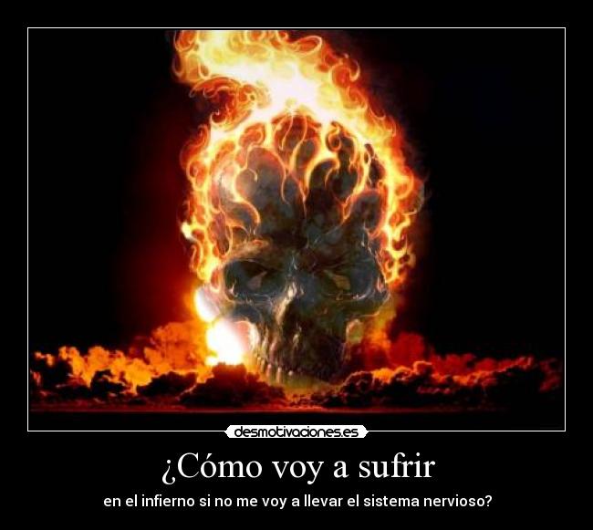 ¿Cómo voy a sufrir -