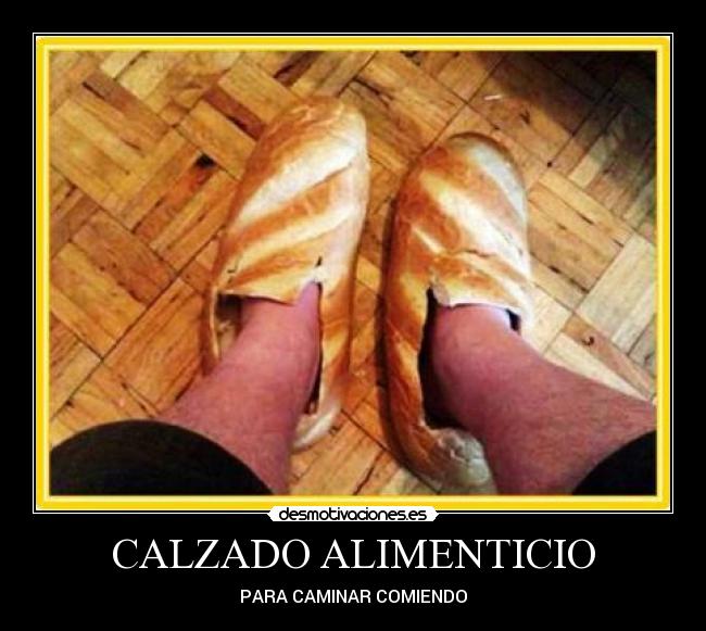 CALZADO ALIMENTICIO - PARA CAMINAR COMIENDO