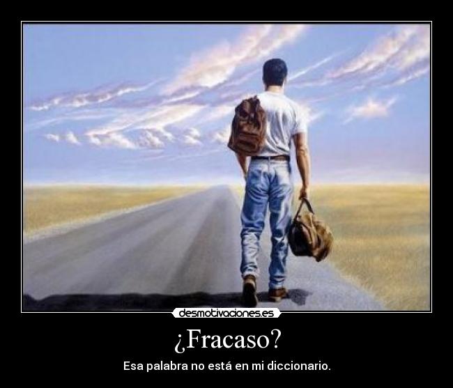 ¿Fracaso? -