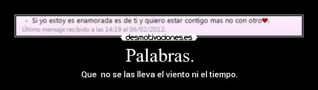Palabras. -