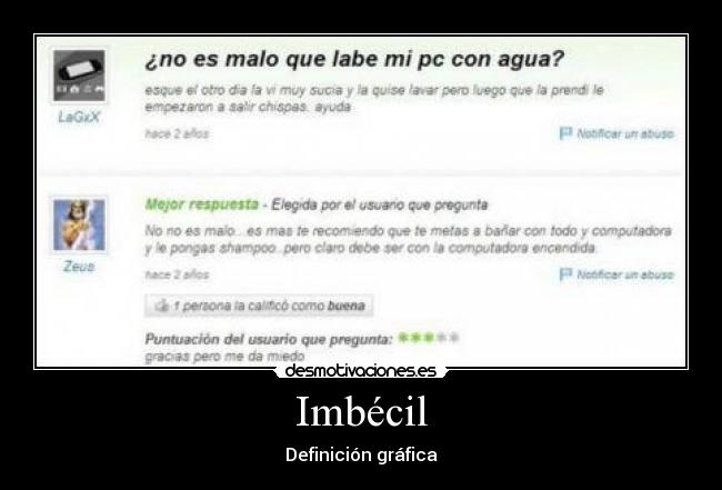 Imbécil -