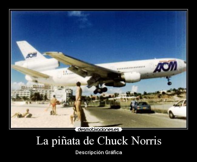 La piñata de Chuck Norris - Descripción Gráfica