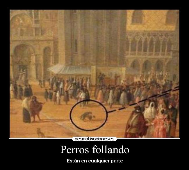 Perros follando -
