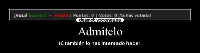 Admítelo - 