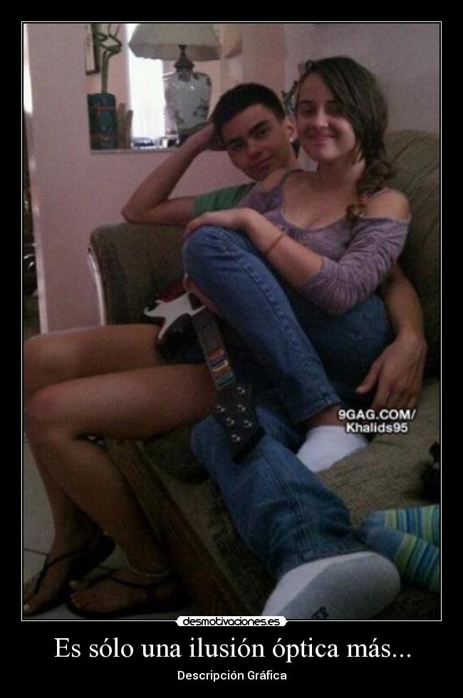 Es sólo una ilusión óptica más... -