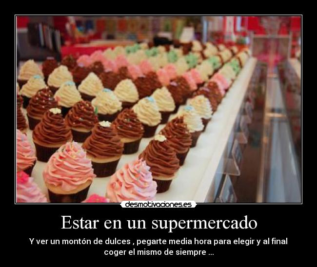 Estar en un supermercado - 