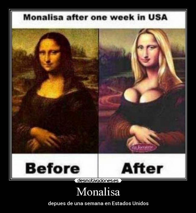 Monalisa - depues de una semana en Estados Unidos